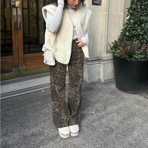 Aelfric Eden Cheetah Straight Leg Jeans